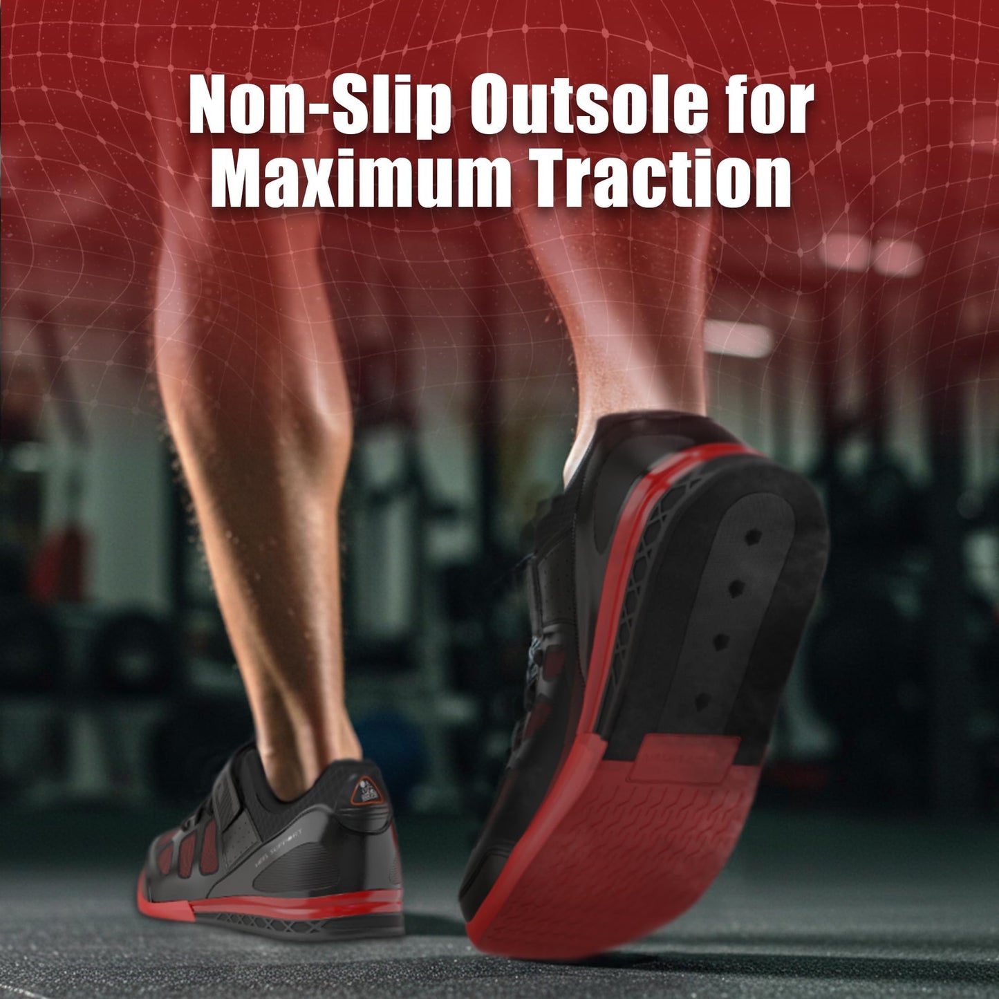 Nordic Lifting VENJA Weightlifting Shoes – Men's Crossfit, Gym & Lifting Footwear with Non-Slip