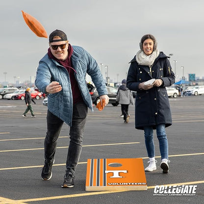 2' x 3' Solid Wood Cornhole Set with Direct Print HD Team Graphics – Great Gift for Any NCAA Fan! Bean Bag Toss Family Outdoor Games