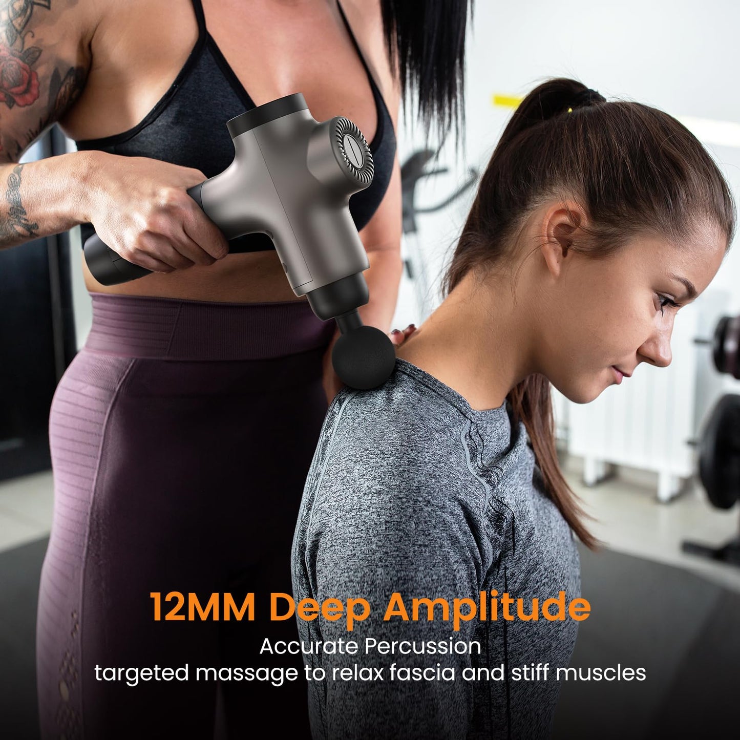 Mebak 3 Massage Gun, Massage Gun Deep Tissue for Athletes, Professional Muscle Percussion Massager