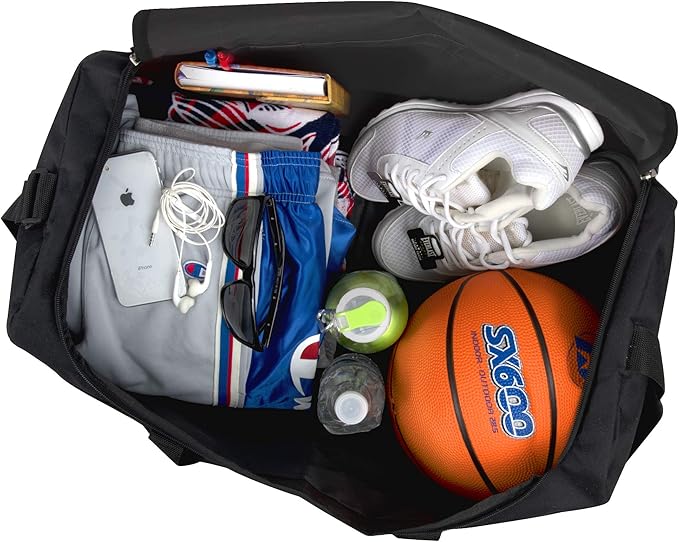 40 Liter, 22 Inch Reflective Duffle Bag with Shoulder Strap for Men, Women, Travel