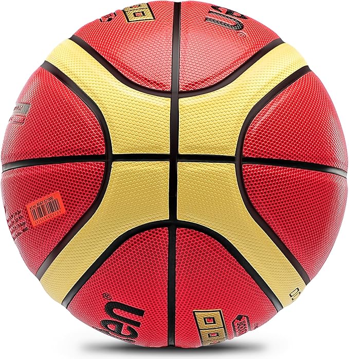 Training Soft Touch Rubber and Faux Leather Fighting Basketball, High Bounce Indoor Outdoor Basketball Gift