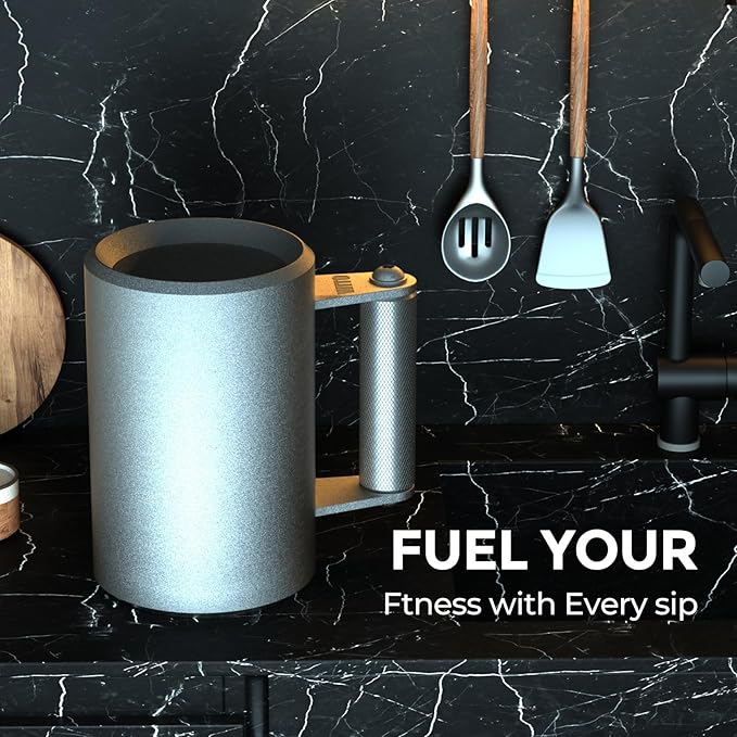 Coffee Mug 26LB,500ML,Dumbbell 12KG,beer mug,Overweight Dumbbell Fitness Sports Water Cup,Gym Workout Coffee Enthusiast Gift,Prank Gift (26LB - 500ML)(Food-grade coating)