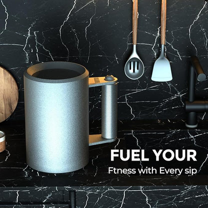 Coffee Mug 26LB,500ML,Dumbbell 12KG,beer mug,Overweight Dumbbell Fitness Sports Water Cup,Gym Workout Coffee Enthusiast Gift,Prank Gift (26LB - 500ML)(Food-grade coating)