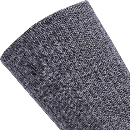 EnerWear 4 Pack Women's Merino Wool Outdoor Hiking Trail Crew Sock