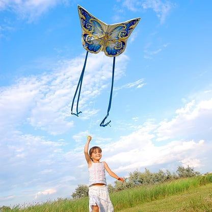 Xida Butterfly Kite for Kids & Adults, Easy to Fly, Ages 4-8, Large Kite with 300ft Handle, Perfect for Beach Trips