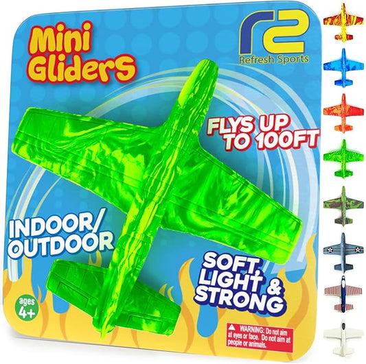 Foam Airplanes - Stocking Stuffers for Kids All Ages 4 5 6 7 8 9 10 Year Old - Best Toy Gift - Boy