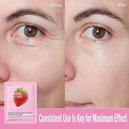 40 Pack Collagen Face Masks Skincare Bulk for All Skin Types,Hydrating Spa Face Mask for Sensitive Skin, Facial Mask Sets For Women Skin Care,Face Mask Sheet Gifts Set for Teen Girls