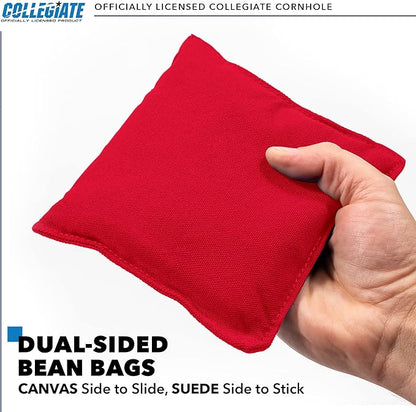 2' x 3' Solid Wood Cornhole Set with Direct Print HD Team Graphics – Great Gift for Any NCAA Fan! Bean Bag Toss Family Outdoor Games