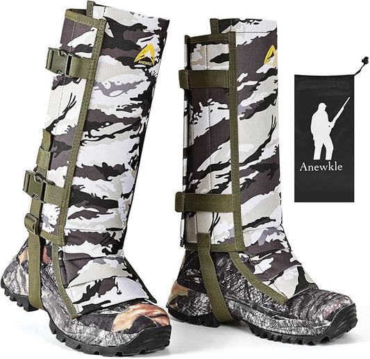 Snake Gaiters Leg Guards Waterproof Snake Guard Chaps Snake Chaps Bite Protection Adjustable Leg Gaiters Fit for Men & Women