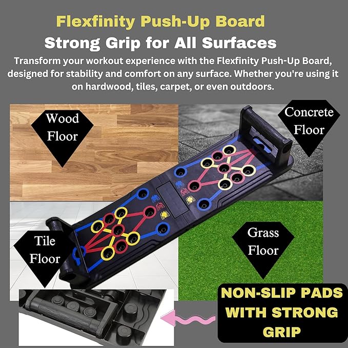 Push Up Board, Portable 25-In-1 Push up Board for Men, | Pilates Bar & Fitness Accessories with Resistance Bands & Ab Roller Wheel, Professional Strength Training Equipment For Man and Women