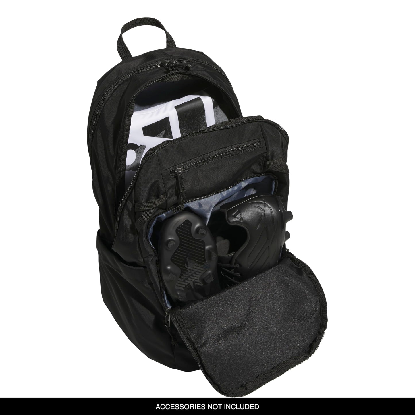 adidas Defender 5 Backpack for Sports, Gym, School and Travel, 33L, Black/Black, OSFA