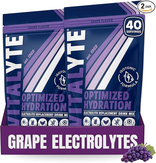Vitalyte Electrolyte Powder Drink Mix, Isotonic Electrolyte Hydration Mix, Gluten Free Post Workout