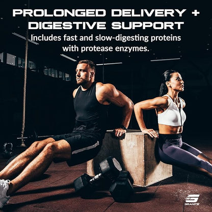 Granite Nutrition Protein Powder - Premium 5-Source Blend (Whey, Casein, Egg, Grass-Fed Beef) for Lean Muscle and Recovery - Salted Caramel Flavor, 30 Servings