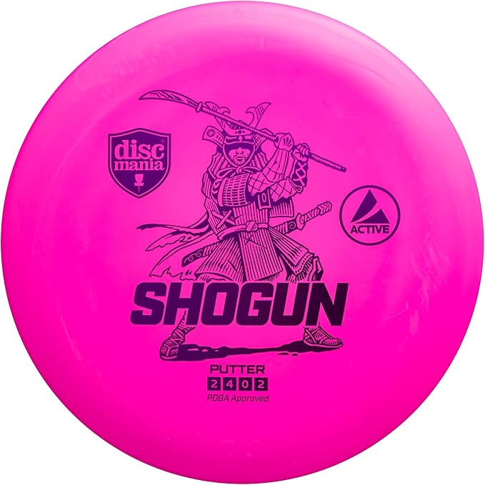 Discmania Disc Golf Set (5 Pack) | Active Line Disc Golf Starter Set | Shogun, Maestro, Magician, Mermaid & Mentor | Base Plastic, Easy to Throw | Ideal Gift for New Players (Colors May Vary)