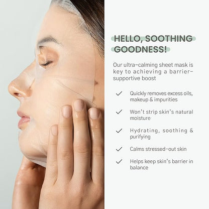 Karuna - TONE Facial Mask for Well-Toned, Moisturized & Balanced Skin, Age-Defying Facial Skin Care Products, Hydrating Face Masks with Black Hoof Mushroom & Antioxidants, 0.74 fl. oz./22 ml