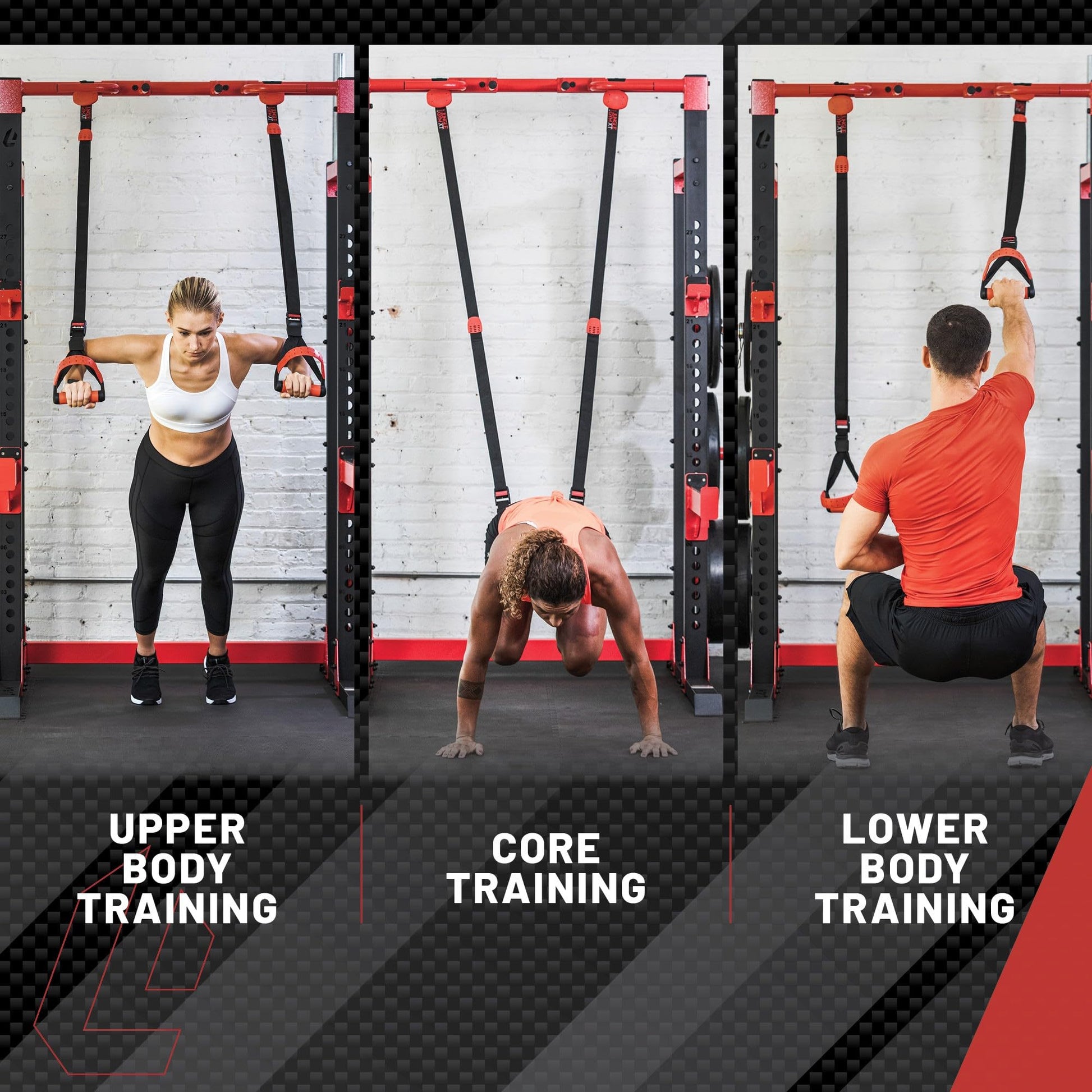 Lifeline Jungle Gym XT Body Weight Suspension Trainer System – Patented Split Anchor, Full-Body