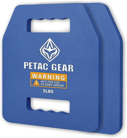 PETAC GEAR Tactical Weights Plates For Weighted Vest For Men Workout,5/10/15/20 LBS Weight Strength Training Vests Equipment Workout Gear