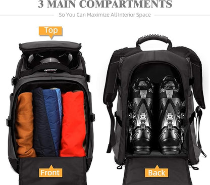 Ski/Snowboard Boot Bag/Skating Bag | Excellent for Store and Transport Gear, Jacket, Helmet, Goggles, Gloves & Accessories