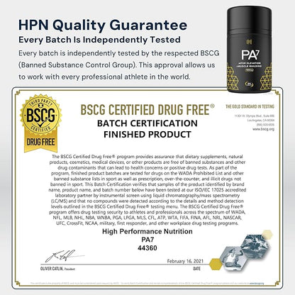 HPN PA(7) Phosphatidic Acid Muscle Builder Top Natural Muscle Builder - Boost mTOR | Build Mass and Strength from Your Workout | 30 Day Supply