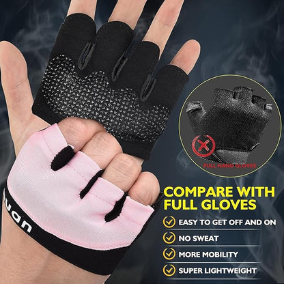 ihuan New Weight Lifting Gym Workout Gloves Men & Women, Great for Weightlifting, Exercise, Training, Fitness