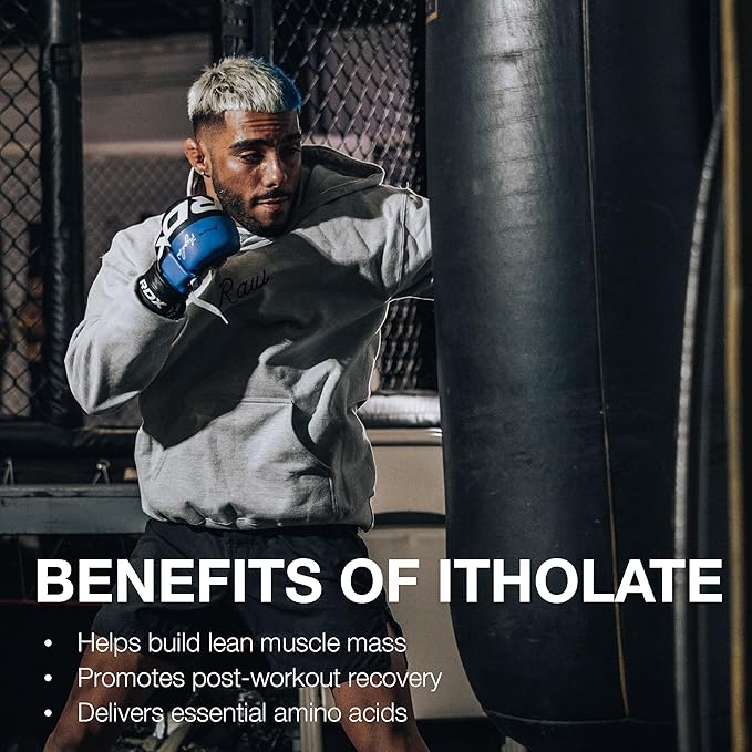 RAW Whey Isolate Protein Powder, Fudge Brownie (CBUM Itholate Protein) - 100% Grass-Fed Sports Nutrition for Muscle Growth & Recovery - Low-Fat, Low Carb, Naturally Flavored - 25 Servings