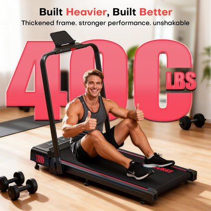 FOUSAE Treadmills for Home, App Compatible, 5 in 1 7.5MPH Foldable Treadmill with 10% Incline