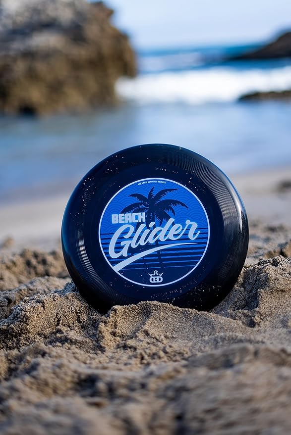Dynamic Discs Beach Glider Flying Disc, Catch and Throw Frisbee Discs Golf, Predictable Flight Pattern, 175g+, Black