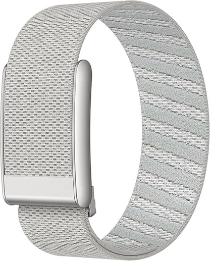 VeveXiao Stretchy Nylon Wristband Compatible with Whoop 5.0/Whoop MG Bands,Soft Stretchy Nylon Sports Loop Replacement Bands for Men Women, with Metal Frame Adjustable Connector