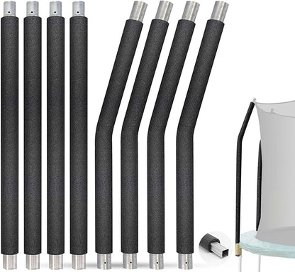 Trampoline Poles Replacement for Skywalker Or Jumpzylla,Galvanized Trampoline Enclosure Pole for Skywalker or Jumpzylla,Replace Parts#4201 4202 4135 OR for Jumpzylla 8ft 10ft&12ft 14ft