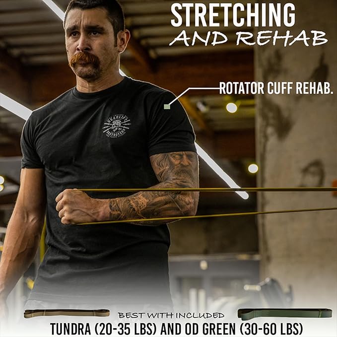 Pull Up Assistance Bands for Working Out - Resistance Bands Set for Men, Exercise, Workout, Fitness, Strength, Weightlifting, Training, Powerlifting, Stretch, Crossfit WOD