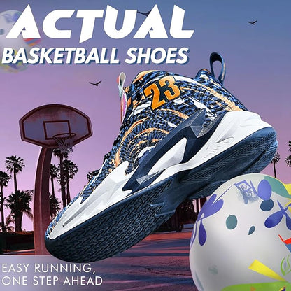 Men Basketball Shose Breathable Men Non Slip Outdoor Fashion Sneakers