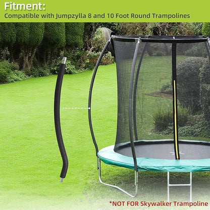 Trampoline Poles Replacement for Skywalker Or Jumpzylla,Galvanized Trampoline Enclosure Pole for Skywalker or Jumpzylla,Replace Parts#4201 4202 4135 OR for Jumpzylla 8ft 10ft&12ft 14ft