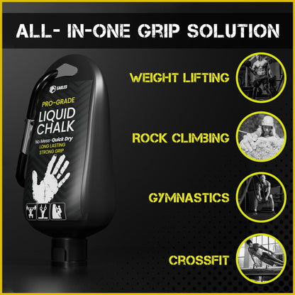 EAGLES Pro Grade Gym Liquid Chalk 50, 120 or 280ml Mess-Free Chalk for Weightlifting, Gymnastics
