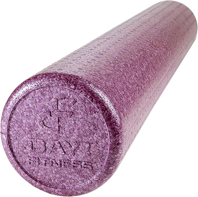 High-Density Round Foam Rollers - 4 Size and 8 Color Options - Massage Rollers for Stretching, Deep Tissue and Myofascial Release