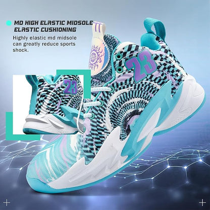 Men Basketball Shose Breathable Men Non Slip Outdoor Fashion Sneakers