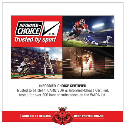 MuscleMeds Carnivor, Light Brown, Vanilla Caramel, 1.95 Pound (Pack of 1)