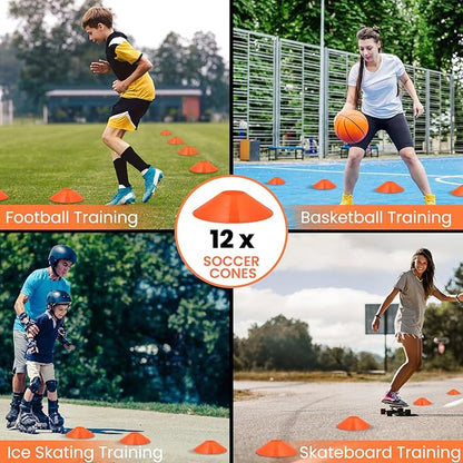 Agility Ladder, Speed Ladder, Agility Ladder Speed Training Equipment, Football Ladder, Footwork Ladder, Training Ladder for Footwork, Foldable Quick Assembly & Non - Tangling & Storage Bag