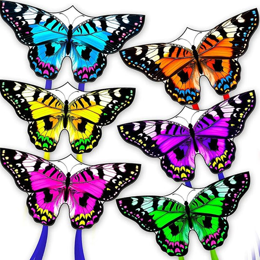 Butterflys for Kids, Beautiful Kite Easy to Fly for Beginners with 328 ft Line & Line Winder
