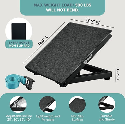 Lifepro Calf Stretcher Slant Board - Holiday Gifts Incline Board for Calf Stretching, Ankle Slant Board, Strengthen and Tone Your Calves with Our Durable and Adjustable Calf Stretch Board
