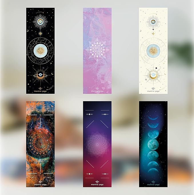 Mantra Yoga Travel PRO 1.5mm - Foldable Fitness & Exercise Mat with Bag | Lightweight, Compact & Eco-Friendly | Non-Slip & Washable | For All Types of Yoga | 72" L x 24" W | 2.6 lbs