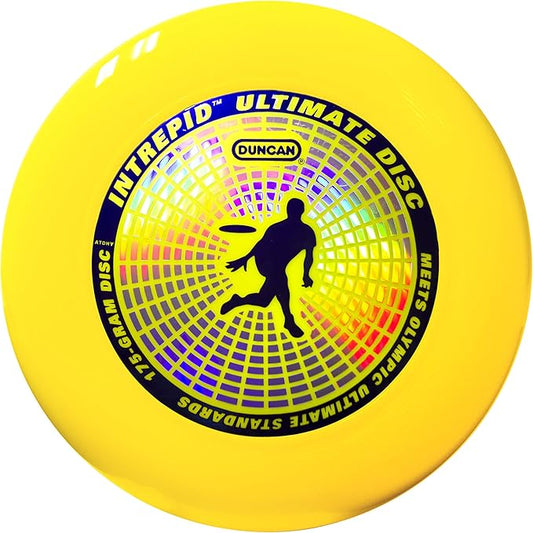 Duncan Intrepid Ultimate Competition Disc, 175g Precision Weighted Flying Disc, Yellow