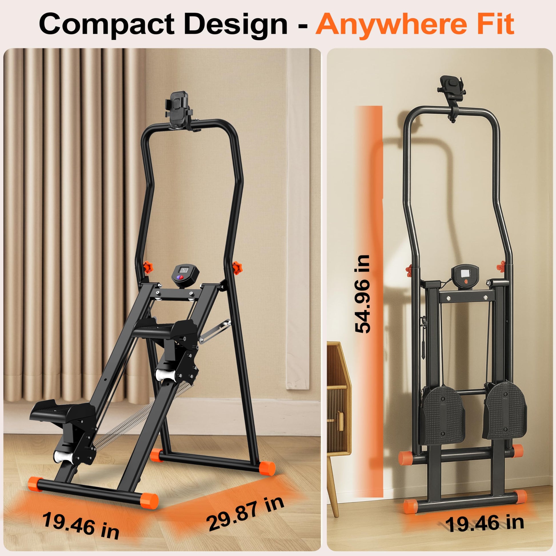 EPHESPORT Stair Stepper for Home with 3-Level High-Tension Resistance