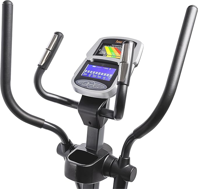 Sunny Health & Fitness Full Body Workout Elliptical Trainer with Digital Performance Monitor, Low Impact Exercise, and Optional Bluetooth with Exclusive SunnyFit App