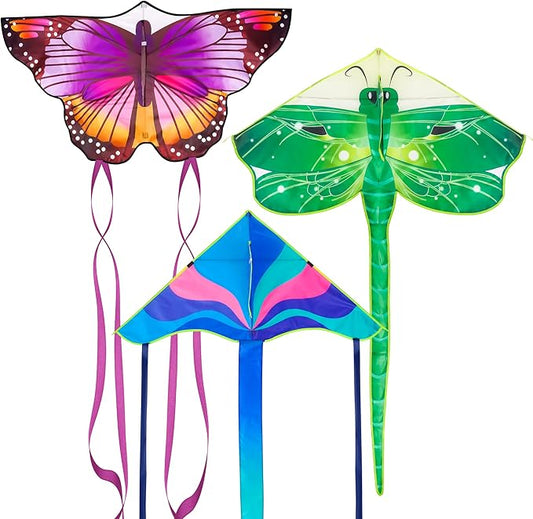Large Kites for Adults Kites for Kids Ages 4-8， 8-12 Beach Park Outdoor Game Activities, Gifts for