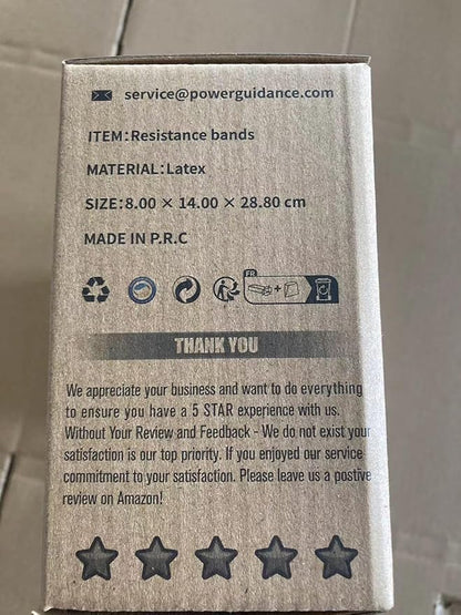 POWER GUIDANCE Pull Up Assist Bands - Stretch Resistance Band - Mobility Band - Powerlifting Bands - by Perfect for Body Stretching, Powerlifting, Resistance Training