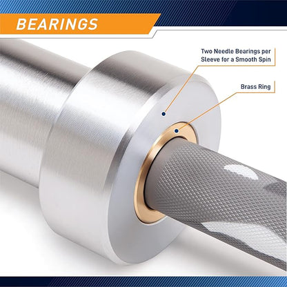 Steelbody IWF Standard 20kg and 15kg Olympic Weight Barbell Multiple Colors Available