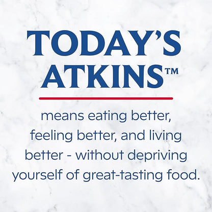 Atkins Strong High Protein Shake, Chocolate Peanut Butter Flavor, 30g Protein, Low Carb and Low Sugar Shake, Keto Friendly, Gluten Free, Muscle and Gut Health Support Complex, 12 Count