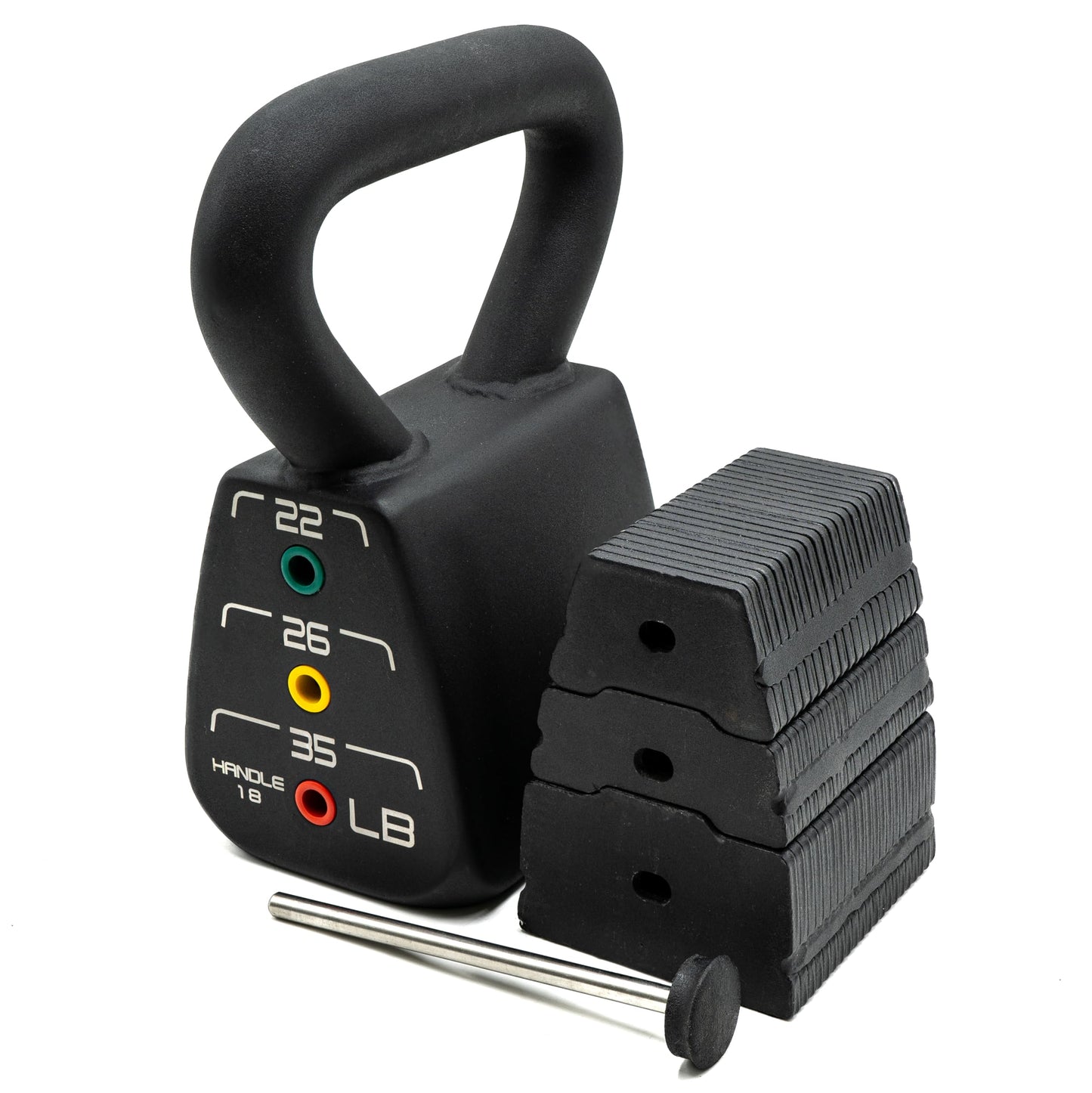 PowerBlock Pro Adjustable Light Kettlebell, 18-35 lb. Weight Set