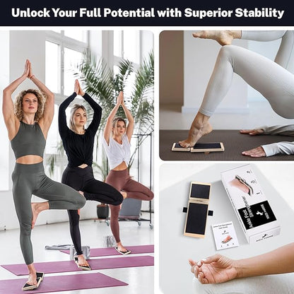 Adjustable Ankle Balance Board with 2 Single Leg Balance Boards and 6 Balance Bars, Versatile Ankle Strengthener for Stability, Rehab & Pain Relief