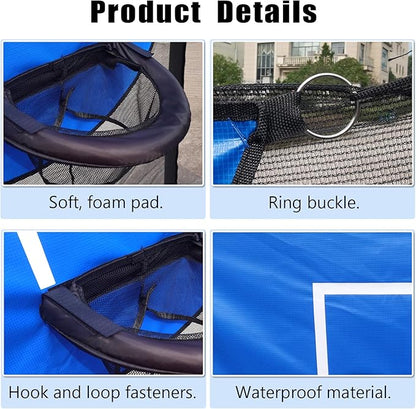 Trampoline Basketball Hoop, with Pump and 4 Mini Balls, Easy to Install, Universal Trampoline Accessories, Trampolines Basketball for Dunking